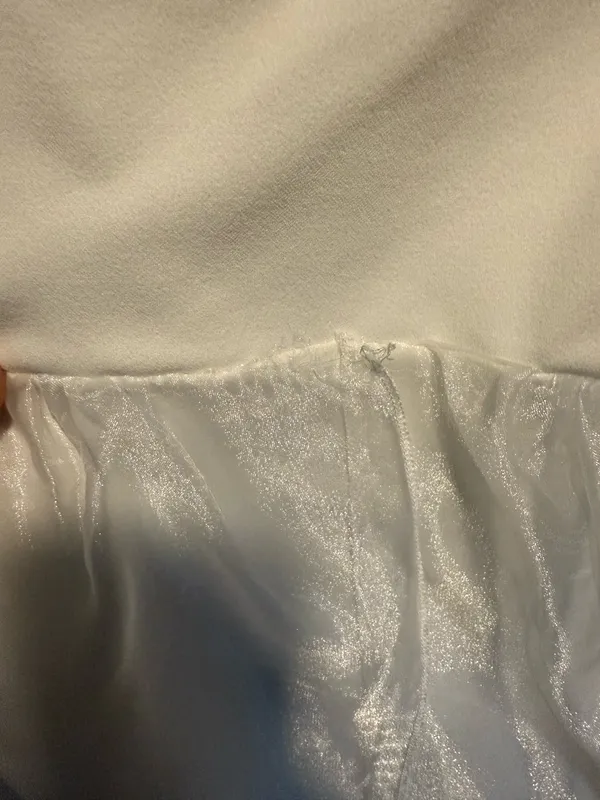 Lane 201 white bodysuit with ties - Image 3