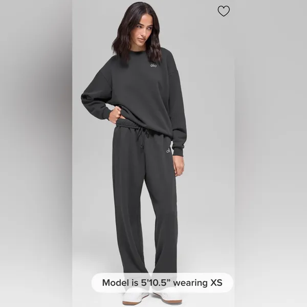 Alo Yoga NWT Accolade Straight Leg Anthracite Grey Color Size S - Image 6