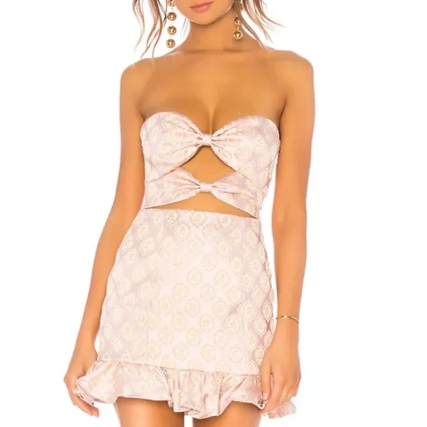 LPA Double Knot Mini Dress Size‎ L - Image 6