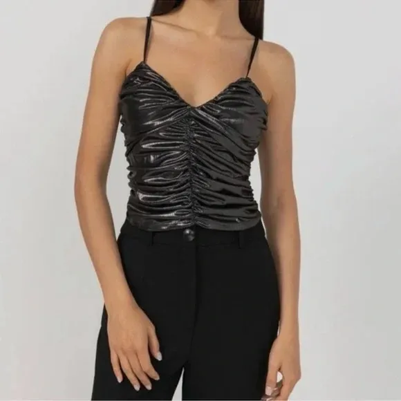 ZARA Metallic Top - Image 2