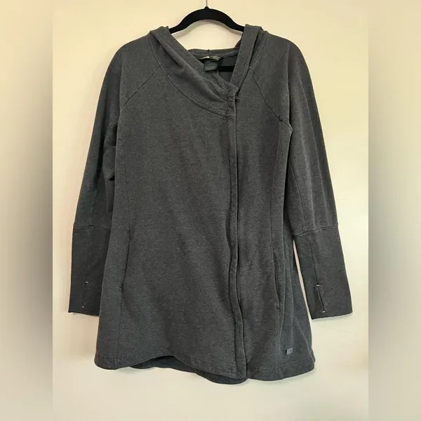 The North Face Women’s Draped‎ Open-Front Hooded Cardigan Jacket Size XL - Image 2