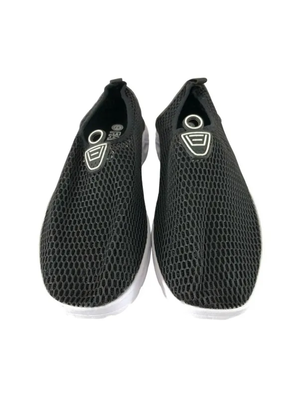 Fashion Womens Sneakers Water Shoes Fabric Slip On Mesh Black Size 37 US 6 - Image 2