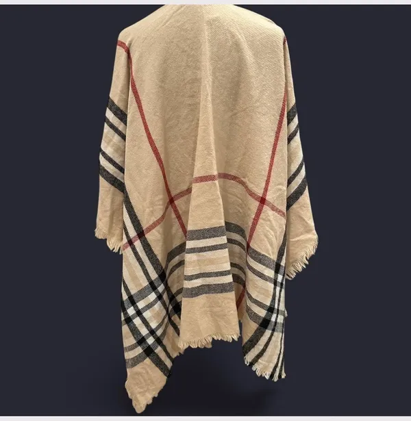 Lightweight shawl one size Tan - Image 4