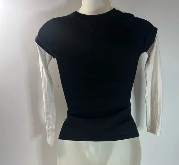 Glitter Christmas Tee Black Size XXS - Image 3