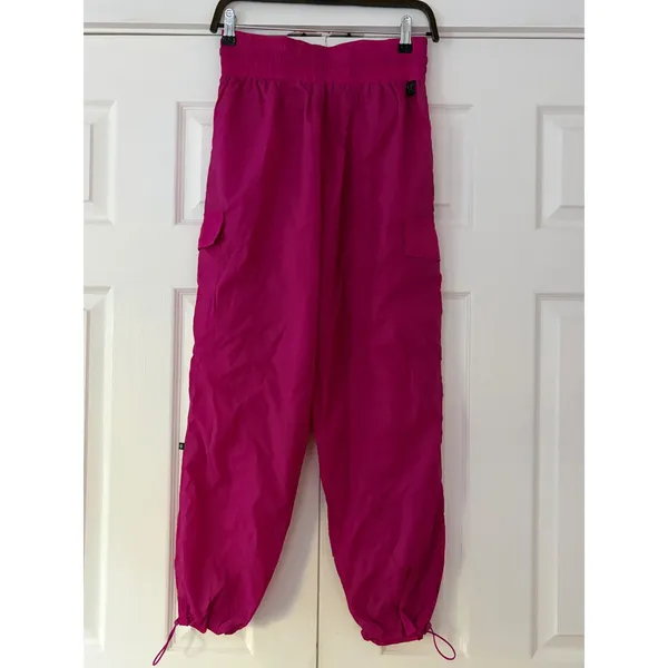 Athleta Alicia Keys High Waist Utility Pant Magenta Pink Cargo Joggers Size 2 - Image 3
