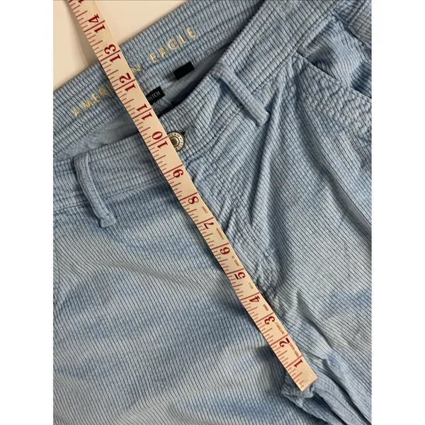American Eagle Super High-Rise Baggy Wide Leg Corduroy Cargo Pants Size 4 - Image 8