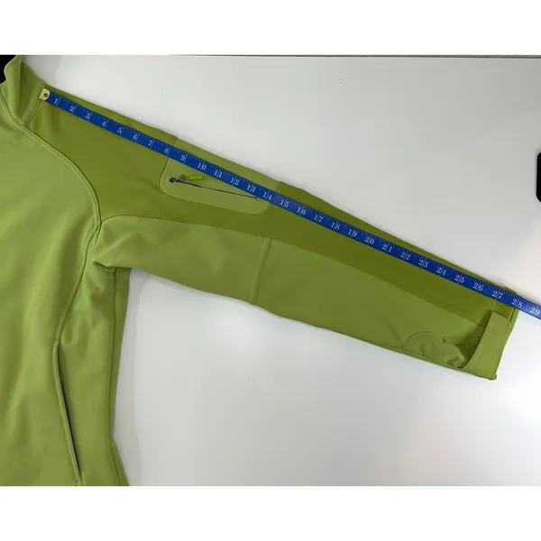 Marmot Womens Jacket Softshell M Green Fleece Lined Wind Resistant Hiking Coat - Image 12