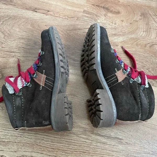 Eric‎ Michael suede upper hiking boots sz 6.5 - Image 6