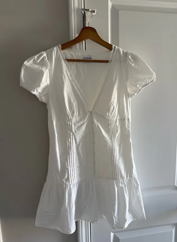 Peppermayo Mini Dress White - Image 7