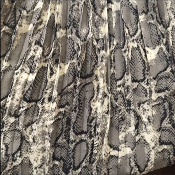 New Rachel Zoe Animal Print Pleated Skirt - Image 3