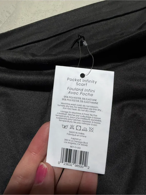 Beyond Yoga NWT pocket infinity scarf - Image 4