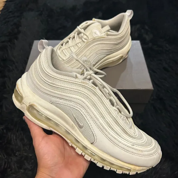 NIKE Air Max 97 white lace up shoes sneakers women’s 7.5 - Image 6