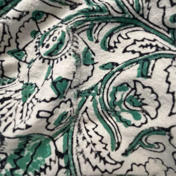 Boho Chic Floral Paisley Tote Bag Red Green Cream‎ Unbranded - Image 7