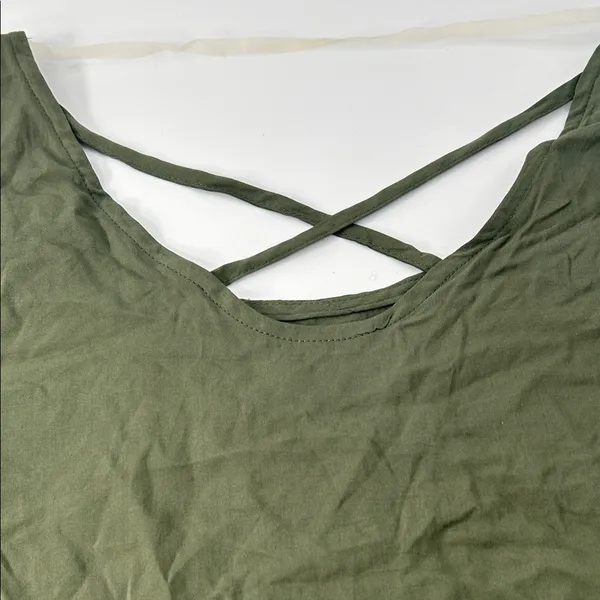 Faded Glory Sage Green Embroidered Blouse - Image 11