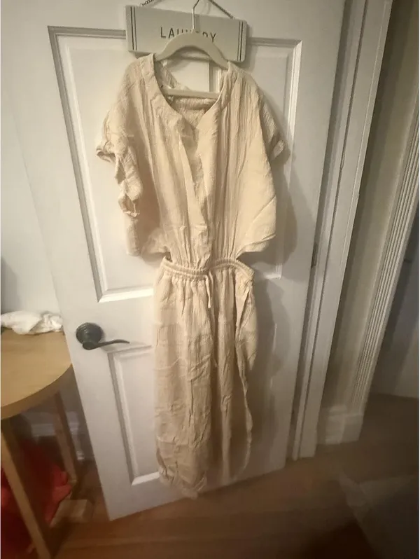 & merci Taylor jumpsuit Tan Size L - Image 3