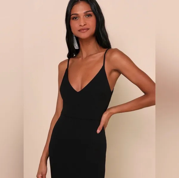 Lulus Infinite Glory Black Maxi Dress - Image 3