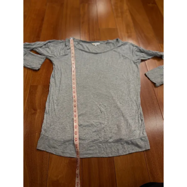 C&C Sport Gray Long Sleeve Top Women‎ Size L Casual Athletic Shirt - Image 6