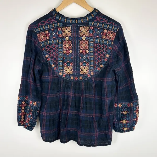 Johnny Was Workshop Vika Paris Effortless Blouse - Image 6