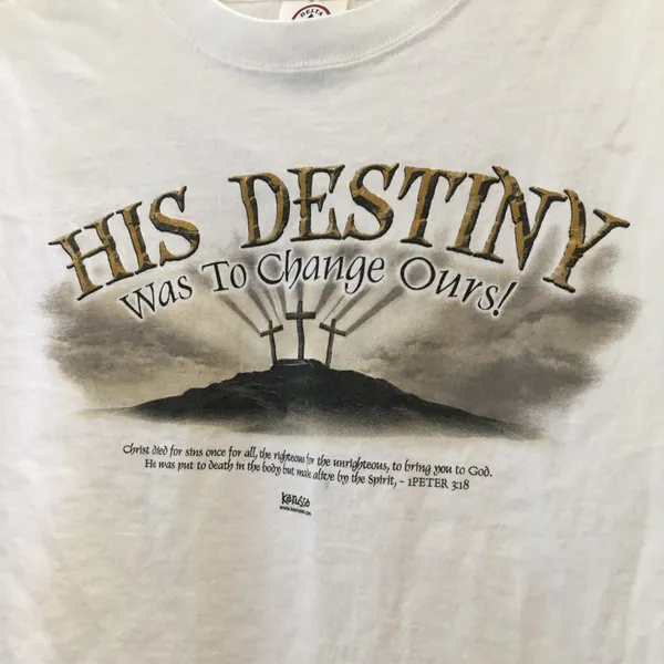 FINAL MARKDOWN Ladies religious tee medium - Image 2