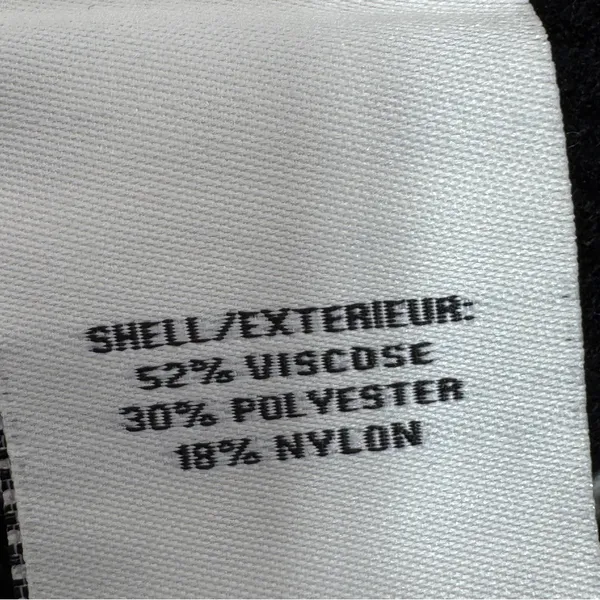 Bagatelle Collection Striped V Neck Cardigan‎ Sweater Black White Small - Image 10