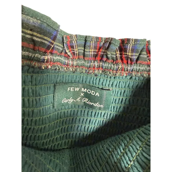 Few Moda x Carly A. Riordan Matilda Plaid Maxi Dress Sz. S - Image 5