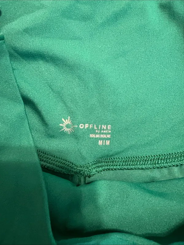 Aerie green cross waist shorts - Image 3