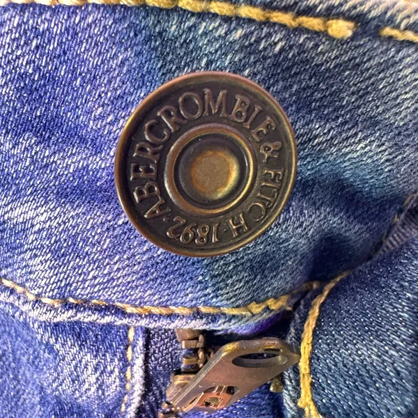 Abercrombie & Fitch Classic Blue Jean Shorts - Image 3