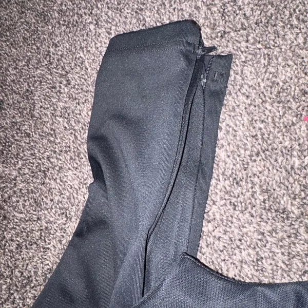 Adidas black joggers with three stripes, size XS - Image 8