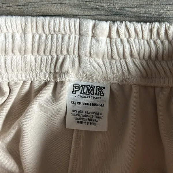 PINK super soft pants in cream - Image 4