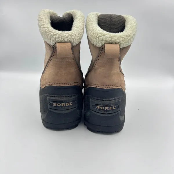 Sorel Snow Boots Women's Fleece Waterproof Winter Insulated Black‎ Brown 7.5 - Image 5