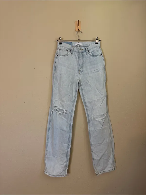 Re/Done 90s High Rise Loose‎ jeans Size 25 - Image 3