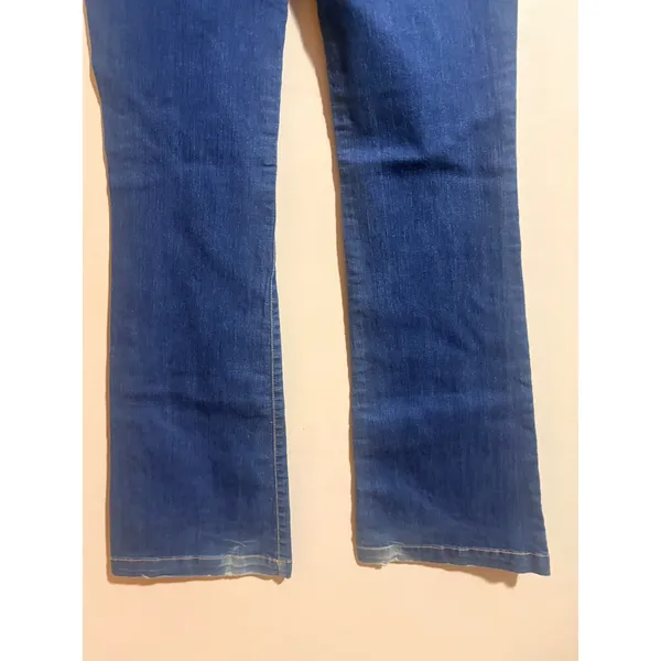 Carmar Bootcut Jeans Womens 28 Blue Excellent Stretch Heart Embroidery - Image 12
