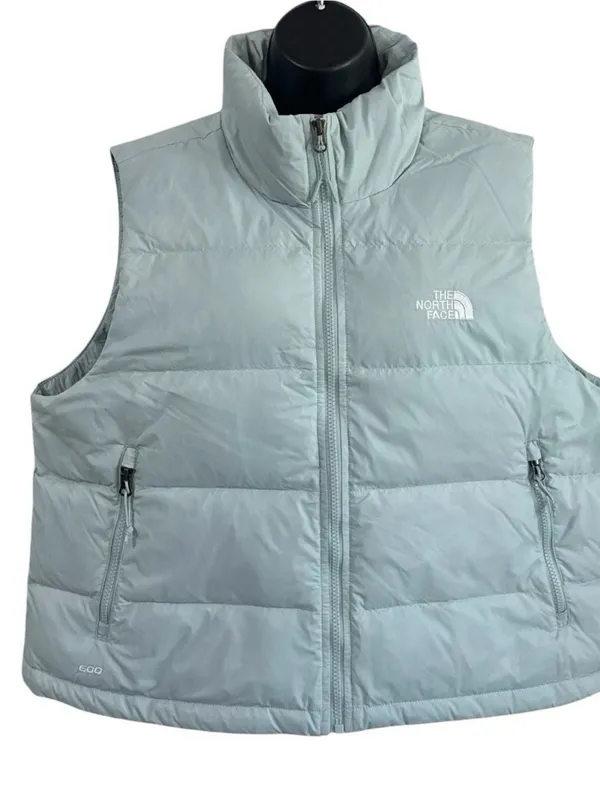 The North Face Women’s 600 Down Vest Mint Green Size XL Great Condition - Image 4