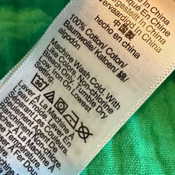 J. Crew Re-Imagined Classic Fit Gauze Button-Down Shirt Green Size 4 Women's - Image 11