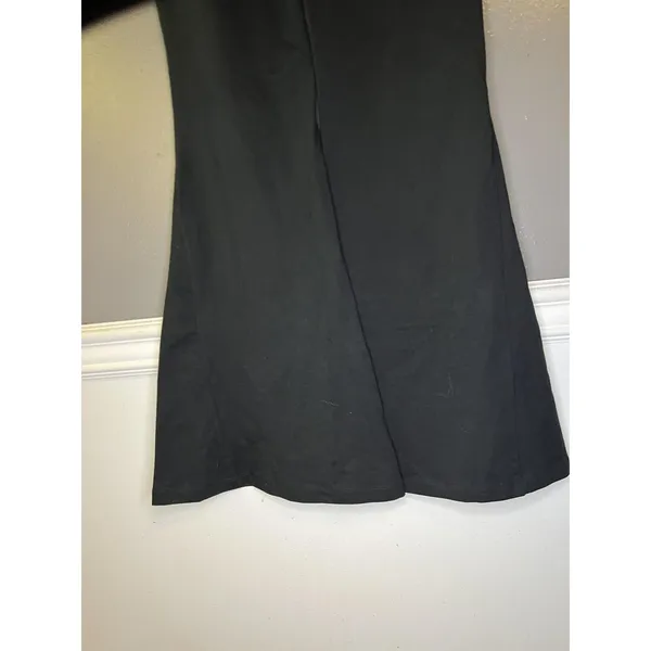 OFFLINE By Aerie Leggings Womens Medium Black Foldover Hi Rise Flare Yoga Pants - Image 7