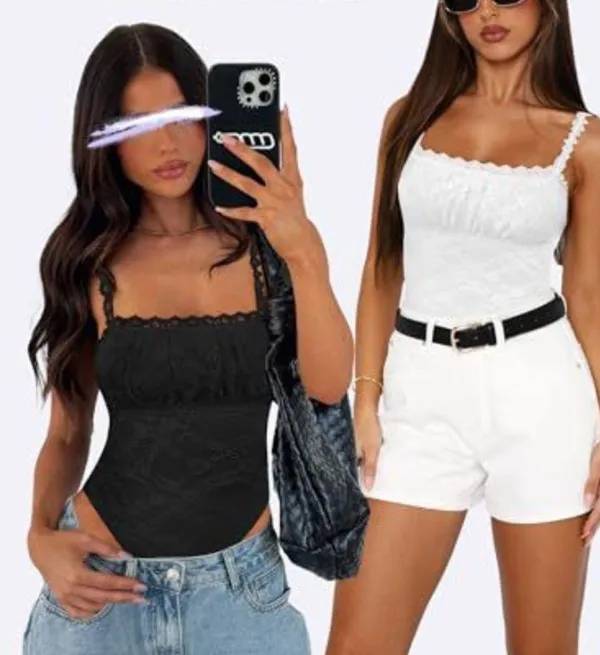Black Cut-Out Ruched Sleeveless Bodysuit, Goint Out, New, L - Image 3
