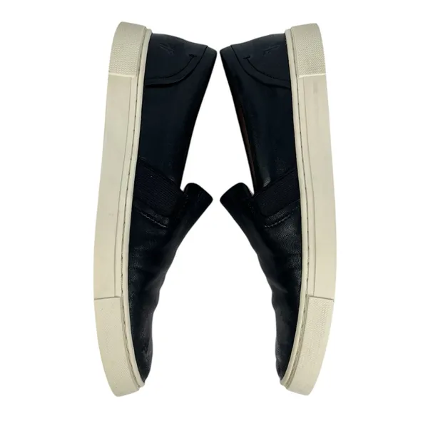 Frye Women's Ivy Black Leather Slip On Sneakers Casual‎ Shoes Size 6.5 - Image 5