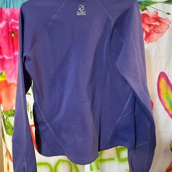 S285. The North Face purple quarter zip sweatshirt - Image 6
