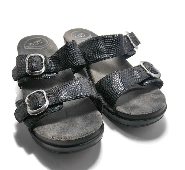 Womens DanskO Slip On Sandal 37 Adjustable Strap Heels - Image 4