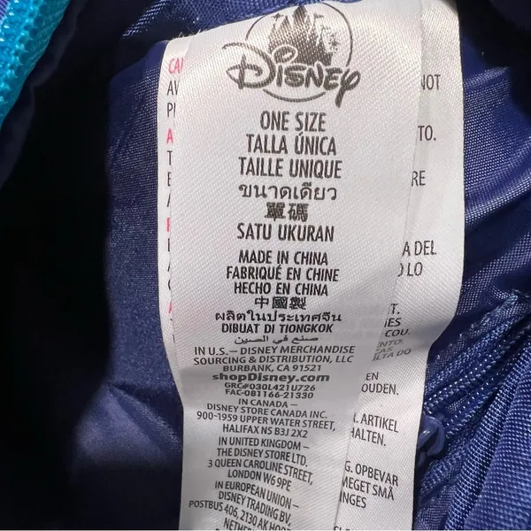 Disney World 50th Anniversary Blue Graphci Waist Bag Fanny pack adjustable - Image 6