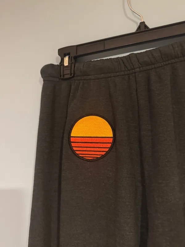 Aviator Nation Sunset Patch Charcoal Sweatpant  - Image 4