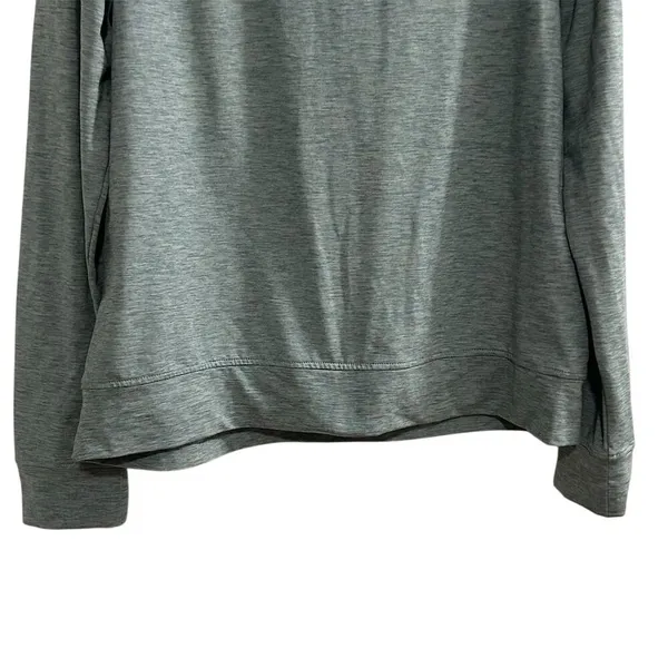 Bass Women's M Blue Green Pullover Hoodie Lightweight‎ Kangaroo Pocket - Image 10