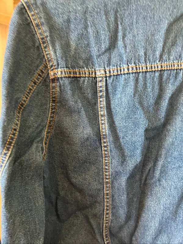 Faded Glory Blue Denim Jacket Large - Image 13