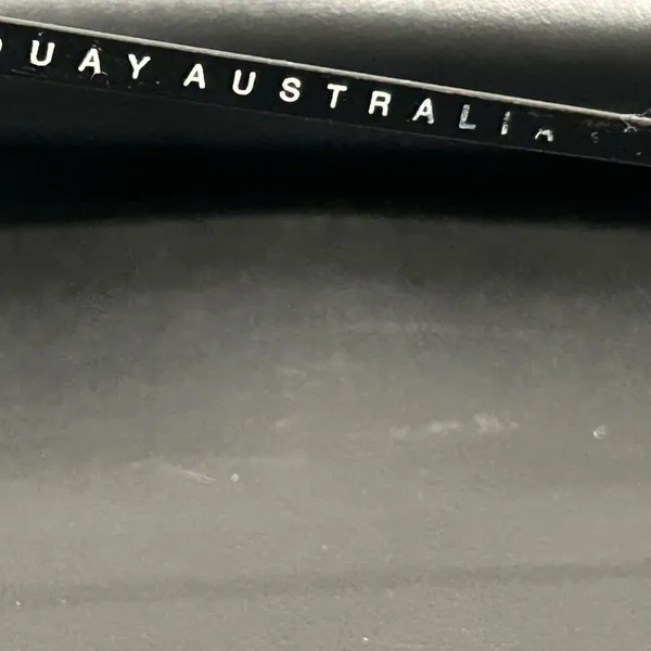 Quay Australia Black Modern Oval Sunglasses - Image 4