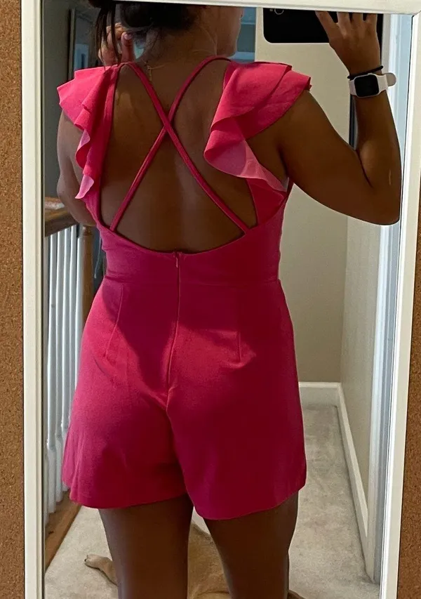 Boutique Romper Pink Size M - Image 5