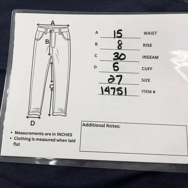 J Brand Mama‎ J Maternity Jeans Women 27 Skinny Stretch Minimal - Image 13