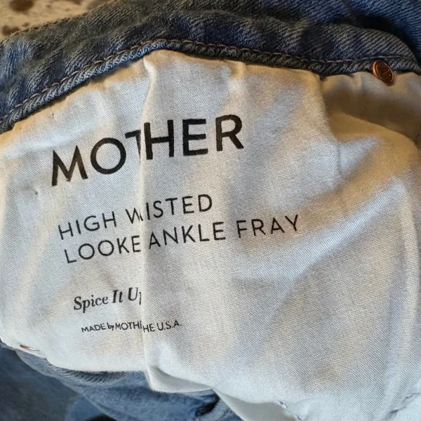 MOTHER High Waisted Looker Ankle Fray In Spice It‎ Up Size 29 - Image 6