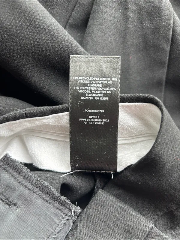Wilfred Black Tailored Tapered Trousers Sz 4 Work Wear Career Career Minimalist - Image 11