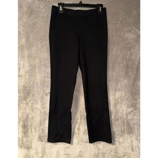 Quince Ultra stretch ponte Black Pull On Business Casual Pants Small #773 - Image 2