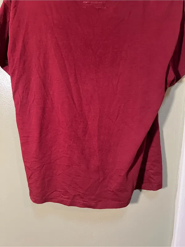 American Giant Women's Size XS T-Shirt Crewneck Short Sleeve Burgundy‎ Cotton - Image 7